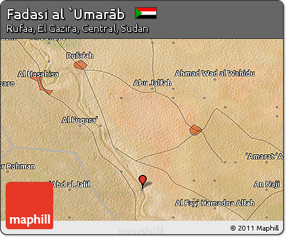 Satellite 3D Map of Fadasi Al `Umarāb
