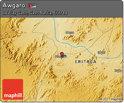 Physical 3D Map of Awgaro