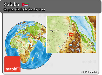 Physical Location Map of Kuluku