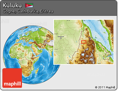 Physical Location Map of Kuluku