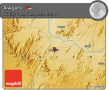 Physical Map of Awgaro