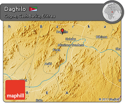 Physical Map of Daghilo