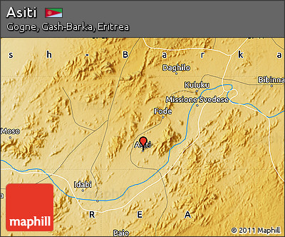 Physical Map of Asiti