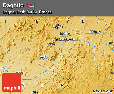 Physical Map of Daghilo