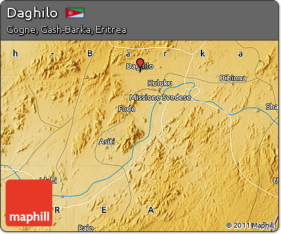 Physical Map of Daghilo