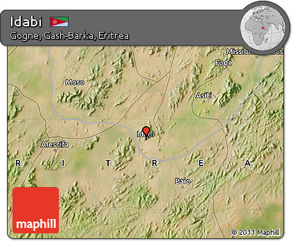 Satellite Map of Idabi