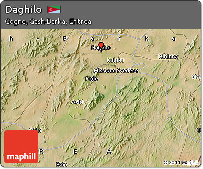 Satellite Map of Daghilo