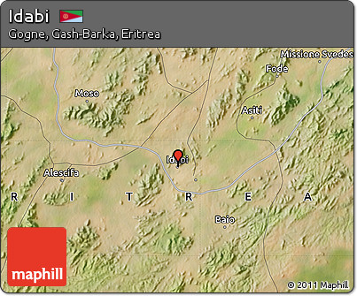 Satellite Map of Idabi