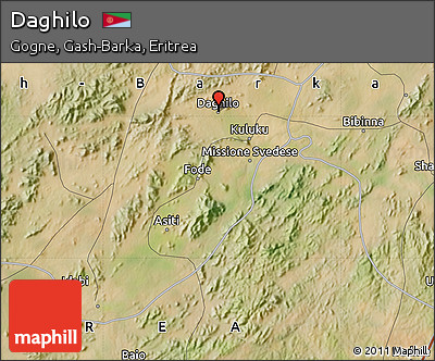 Satellite Map of Daghilo