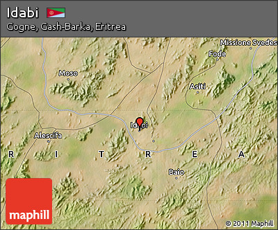 Satellite Map of Idabi