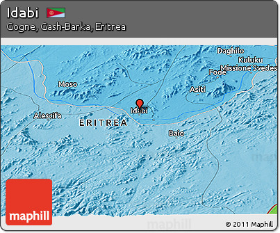 Political Panoramic Map of Idabi