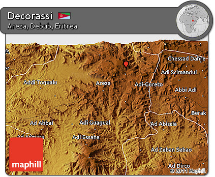 Physical 3D Map of Decorassi