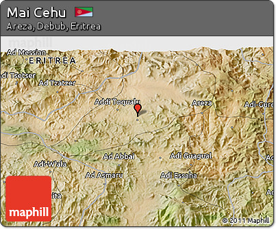 Satellite 3D Map of Mai Cehu