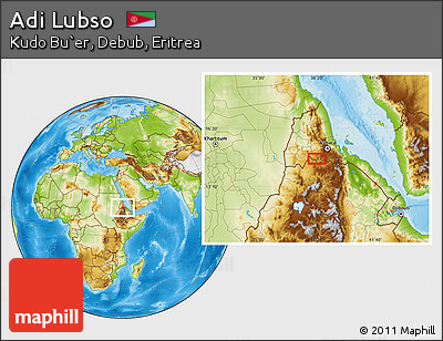 Physical Location Map of Adi Lubso