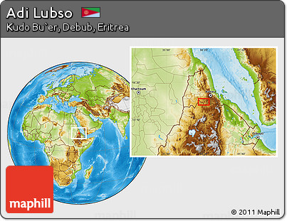 Physical Location Map of Adi Lubso