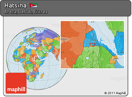Political Location Map of Hatsina