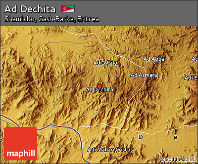 Physical Map of Ad Dechita