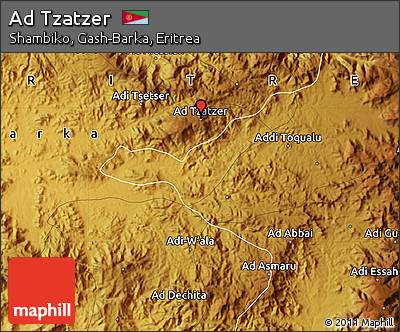 Physical Map of Ad Tzatzer