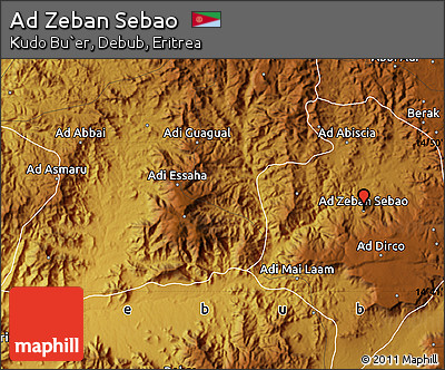 Physical Map of Ad Zeban Sebao