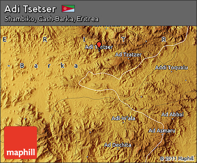 Physical Map of Adi Tsetser