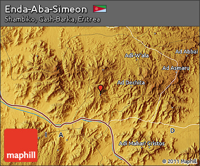 Physical Map of Enda-Aba-Simeon