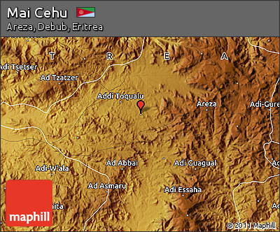 Physical Map of Mai Cehu