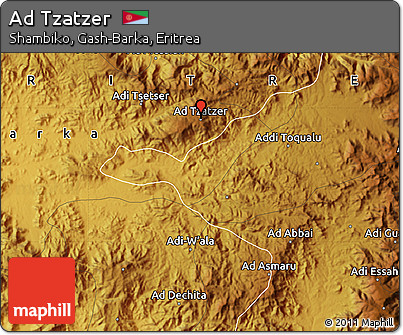 Physical Map of Ad Tzatzer