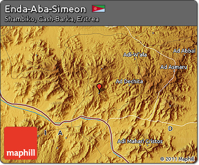 Physical Map of Enda-Aba-Simeon