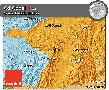 Political Map of Ad Abbai