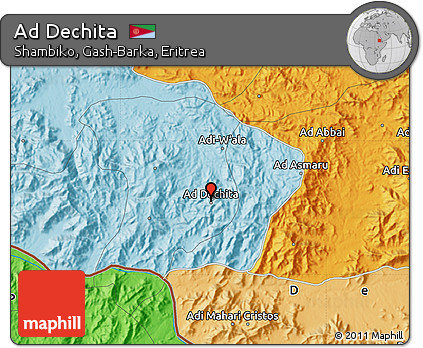 Political Map of Ad Dechita