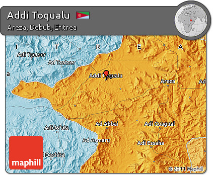 Political Map of Addi Toqualu