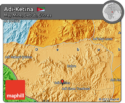 Political Map of Adi-Ketina