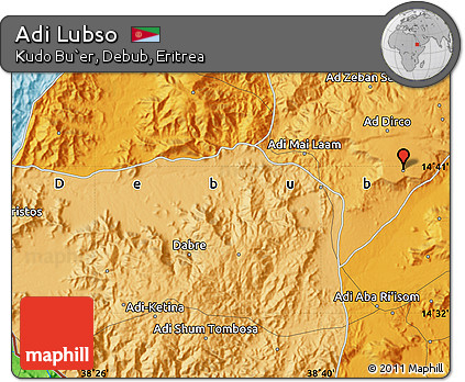 Political Map of Adi Lubso