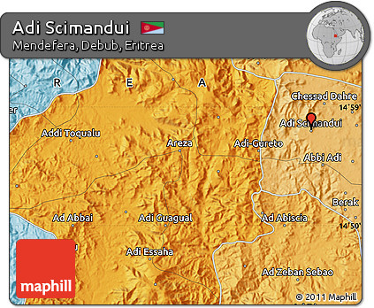 Political Map of Adi Scimandui