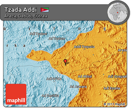 Political Map of Tzada Addi