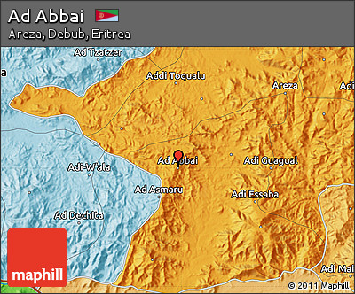 Political Map of Ad Abbai