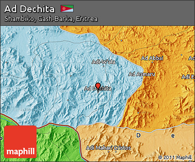 Political Map of Ad Dechita