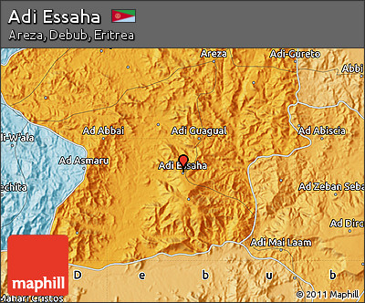 Political Map of Adi Essaha