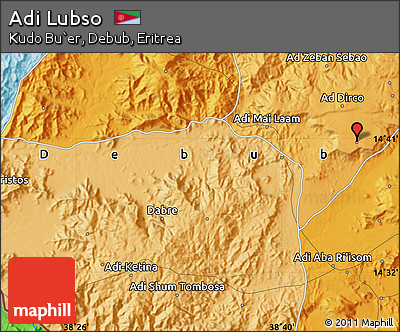 Political Map of Adi Lubso