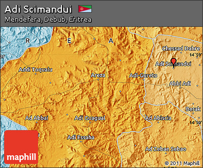 Political Map of Adi Scimandui