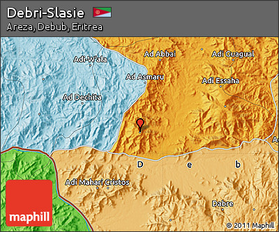 Political Map of Debri-Slasie