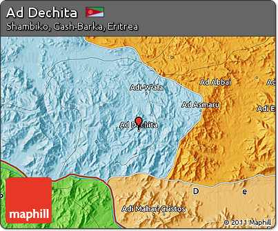 Political Map of Ad Dechita
