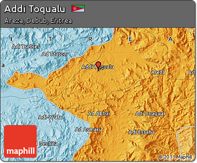 Political Map of Addi Toqualu