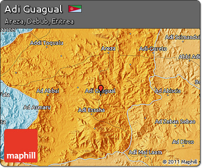 Political Map of Adi Guagual