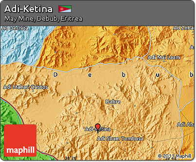Political Map of Adi-Ketina