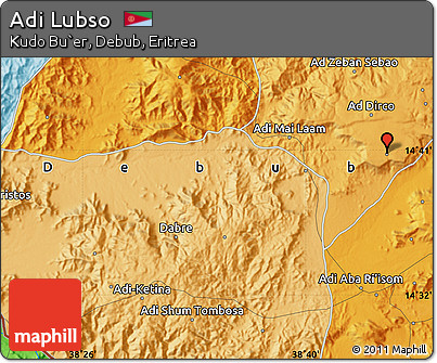Political Map of Adi Lubso