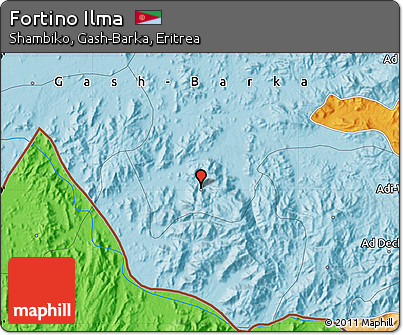Political Map of Fortino Ilma