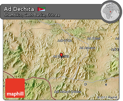 Satellite Map of Ad Dechita