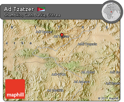 Satellite Map of Ad Tzatzer