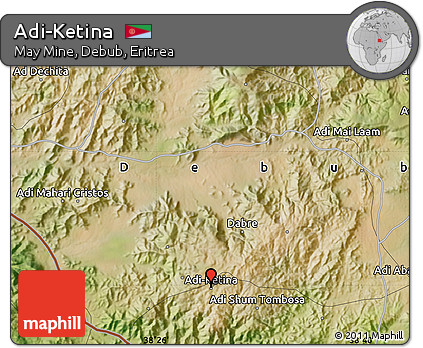 Satellite Map of Adi-Ketina